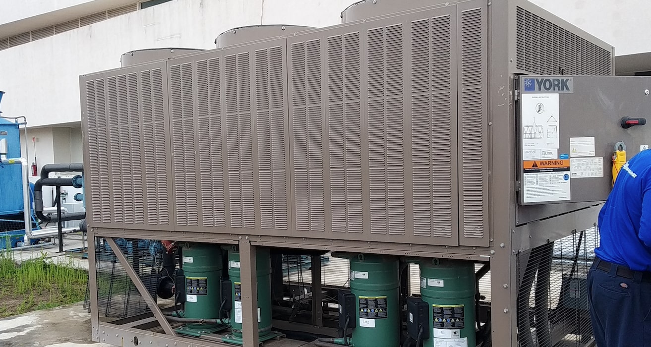 chiller para aire acondicionado cuarto limpio