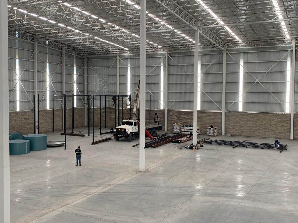 estructura metálica para nave industrial