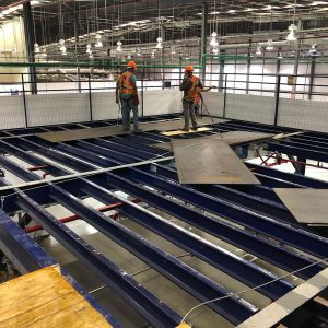 Estructura metálica para mezzanine