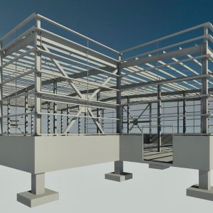estructura metálica para nave industrial