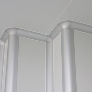 Curva sanitaria de aluminio